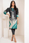AlKaram Winter Collection – Two Piece Printed Karandi Suit With Dyed Karandi Trouser – FW-36-20-Black